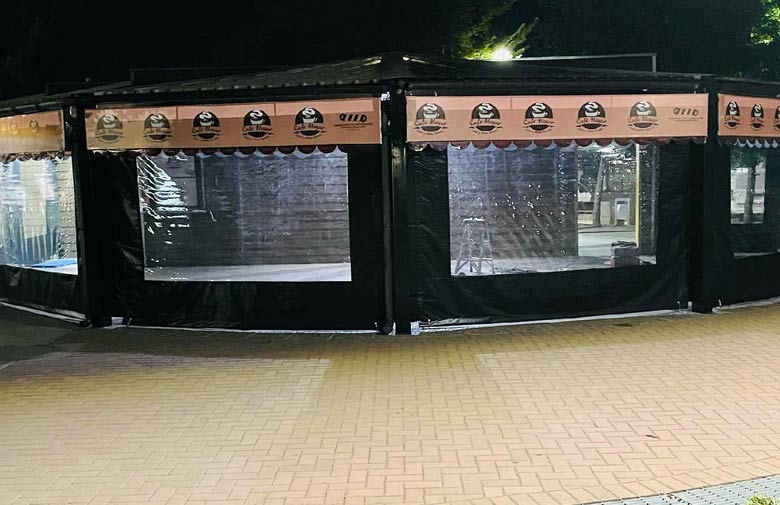 Cierre para terrazas Los Angeles